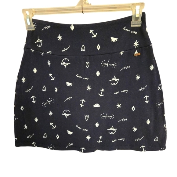 Teezer Pants - Yeezer Nautical Navy Skirt with White Sea Theme Designs